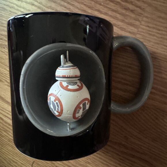 BB-8 Star Wars Coffee Mug With Spinnable Droid “The Force Awakens” 22 oz - Picture 1 of 6